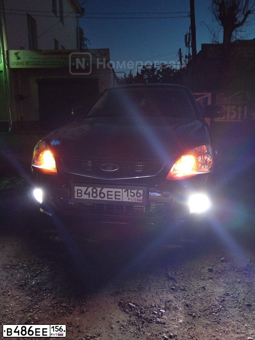Фото автомобиля LADA 2172 PRIORA, 2014 — госномер В486ЕЕ156. Цвет: ТЕМНО-ВИШНЕВЫЙ