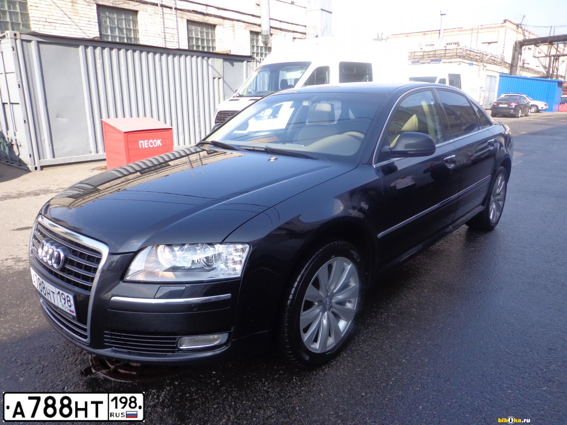 Фото автомобиля AUDI A8, 2008 — госномер А161АА98. Цвет: ЧЕРНЫЙ