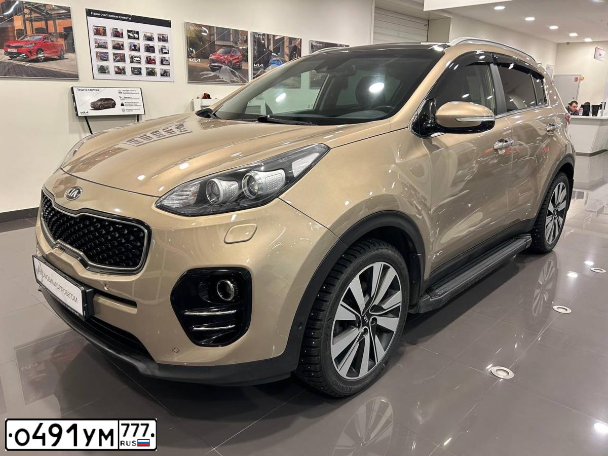 Фото автомобиля KIA SPORTAGE, 2016 — госномер В786КУ761. Цвет: КОРИЧНЕВЫЙ
