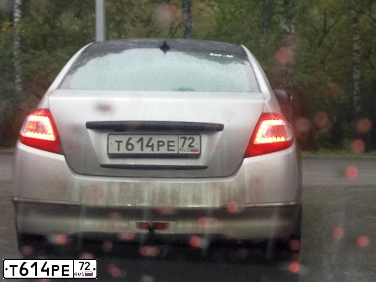 Фото автомобиля NISSAN TEANA, 2011 — госномер С537ТО89. Цвет: Серебристый