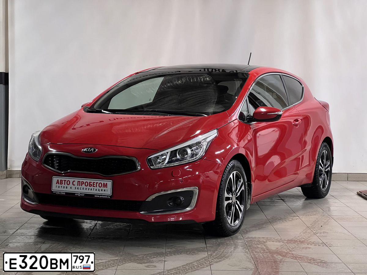 Фото автомобиля KIA CEE'D, 2016 — госномер Е320ВМ797. Цвет: КРАСНЫЙ