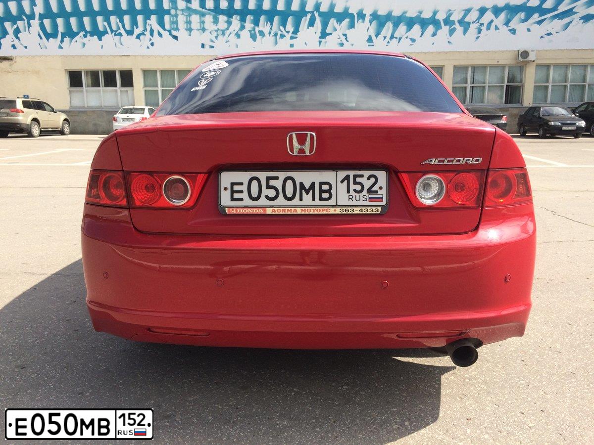 Фото автомобиля HONDA ACCORD, 2007 — госномер В096ВТ252