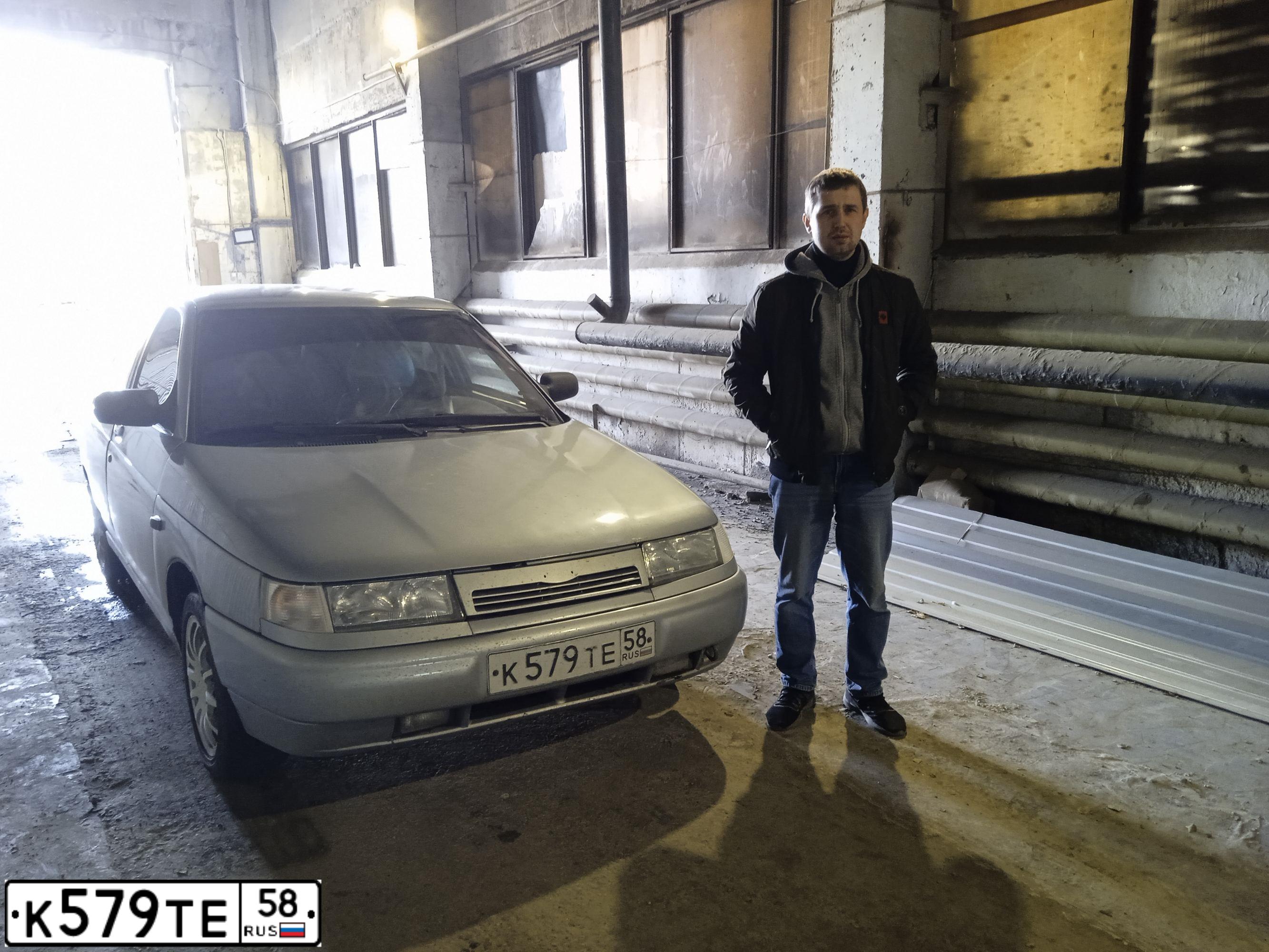 Фото автомобиля LADA 2112, 2007 — госномер К579ТЕ58. Цвет: СЕРЫЙ