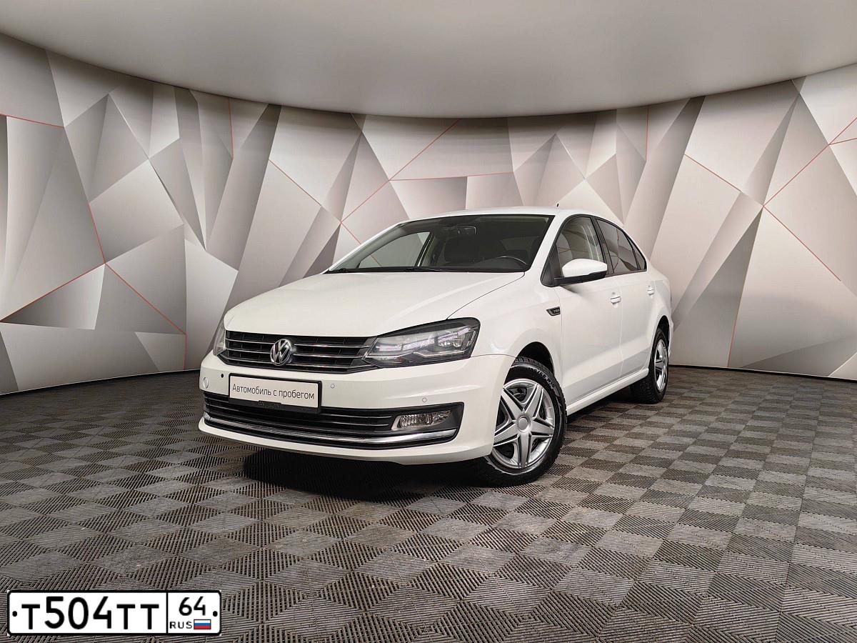 Фото автомобиля VOLKSWAGEN POLO, 2018 — госномер Т504ТТ64. Цвет: БЕЛЫЙ