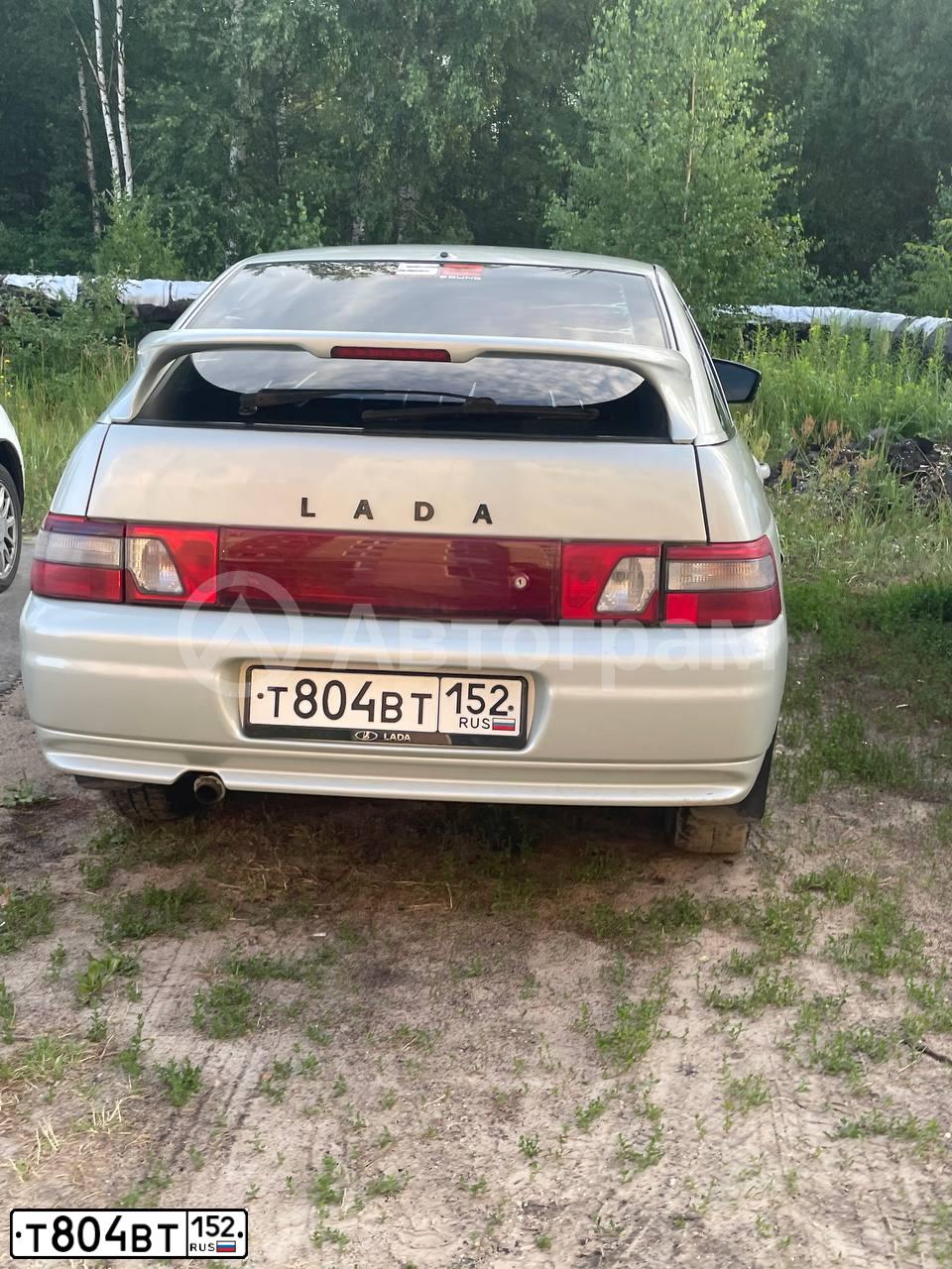 Фото автомобиля LADA 2112, 2005 — госномер Т804ВТ152. Цвет: СЕРЕБРИСТО-БЕЛЫЙ
