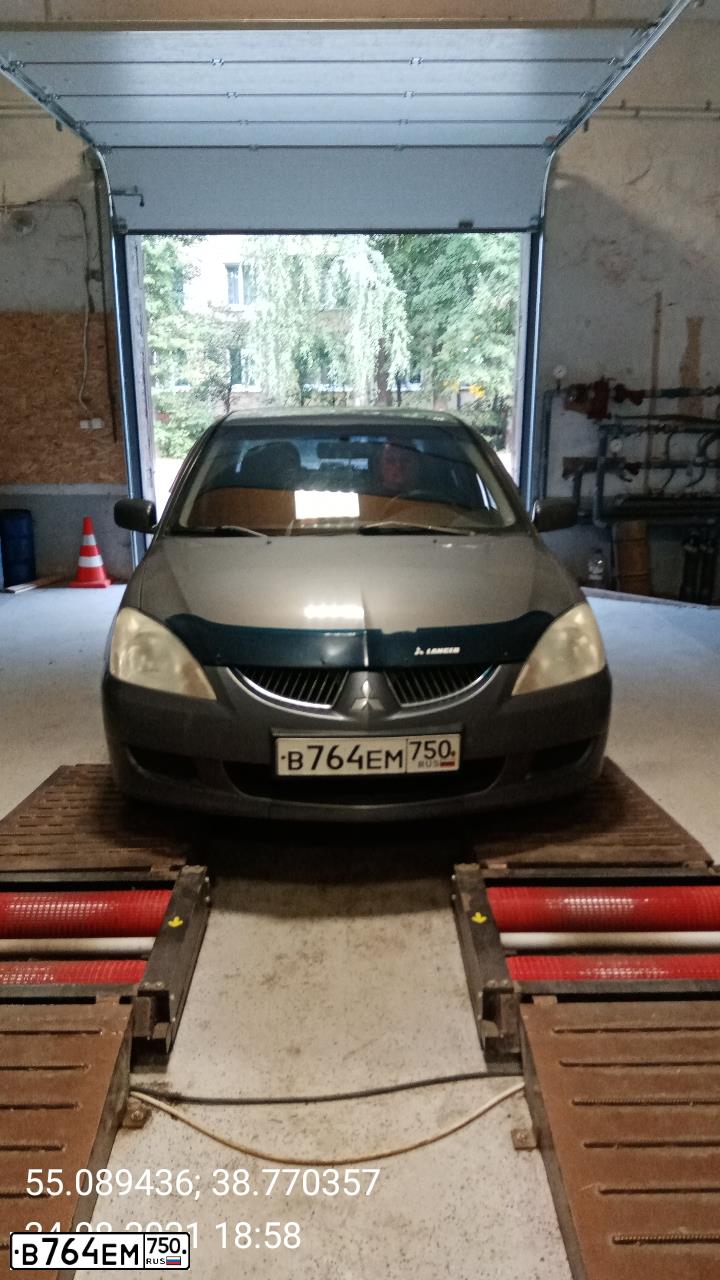 Фото автомобиля MITSUBISHI LANCER, 2005 — госномер В137АН550