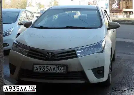 Фото автомобиля TOYOTA RAV4, 2021 — госномер Н851ТК73. Цвет: Белый