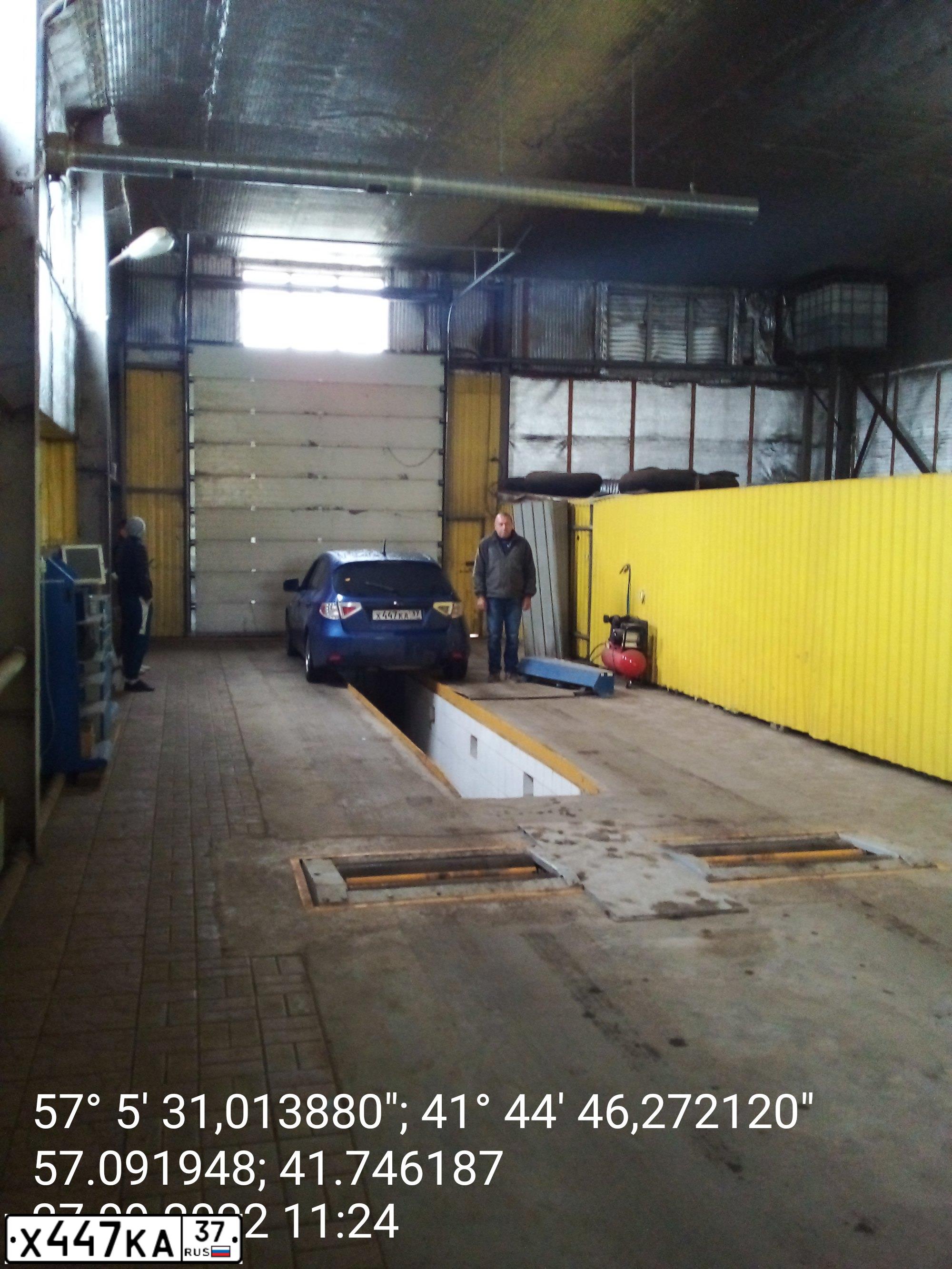 Фото автомобиля SUBARU IMPREZA, 2008 — госномер У290ВХ550. Цвет: синий