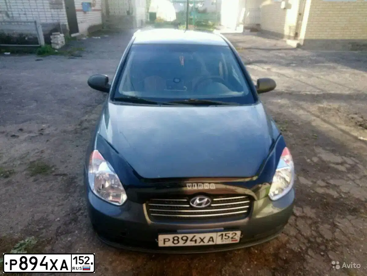 Фото автомобиля HYUNDAI VERNA, 2007 — госномер Р894ХА152