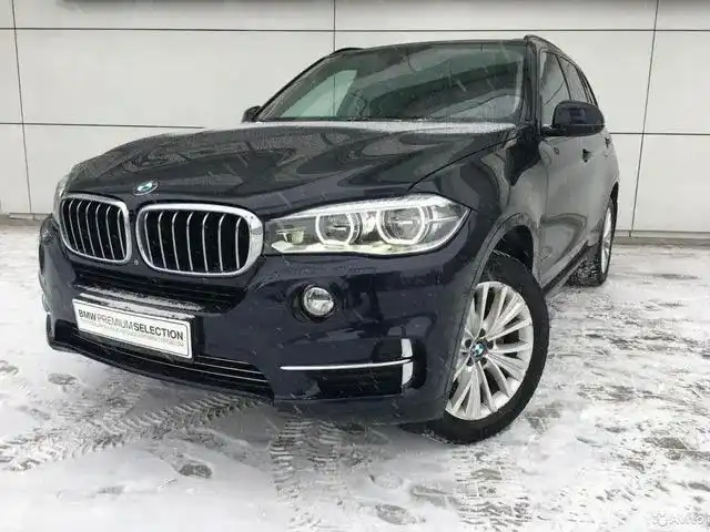 Фото автомобиля BMW X5, 2014 — госномер У368МТ716. Цвет: синий