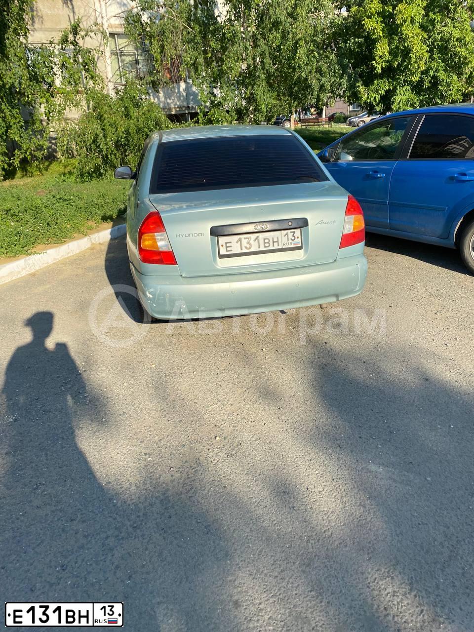 Фото автомобиля TAGAZ ACCENT, 2008 — госномер А634НЕ196. Цвет: Красный