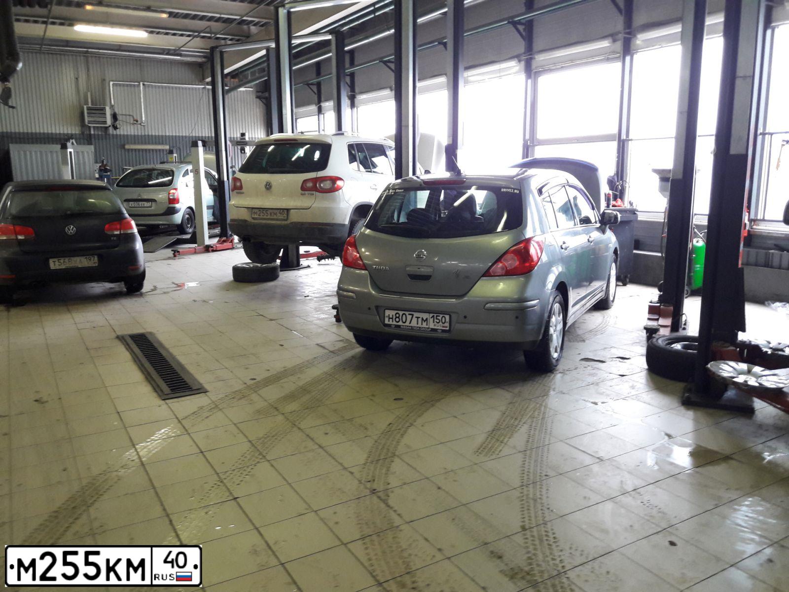 Фото автомобиля VOLKSWAGEN TIGUAN, 2010 — госномер В669ВУ550. Цвет: Белый