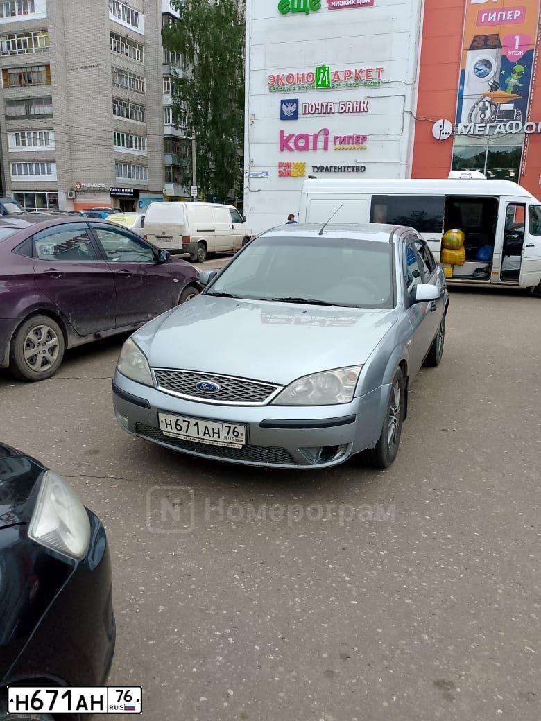 Фото автомобиля FORD MONDEO, 2005 — госномер Н671АН76. Цвет: СЕРЫЙ