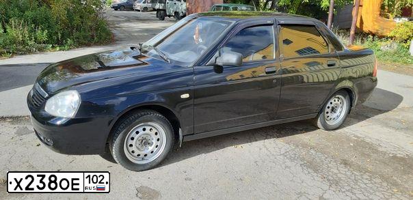 Фото автомобиля LADA 2170 PRIORA, 2010 — госномер Н587ВА774. Цвет: СИНЕ-ЧЕРНЫЙ