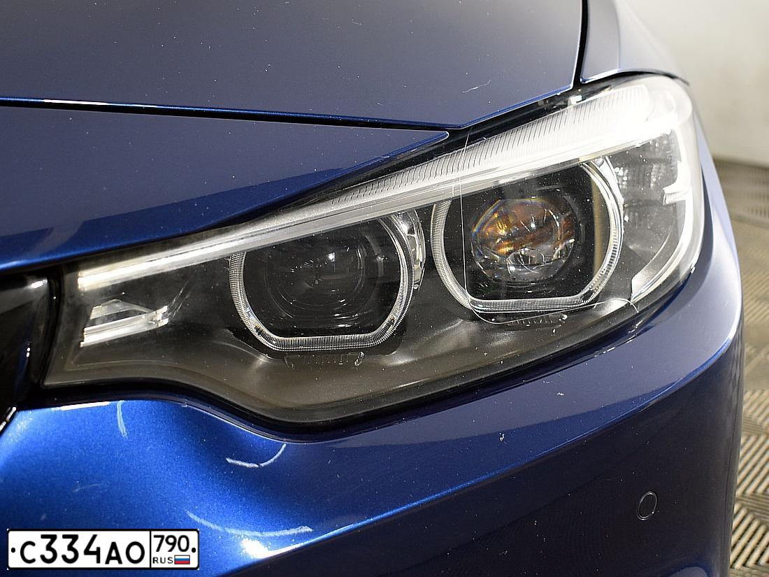Фото автомобиля BMW 420, 2019 — госномер А978СС799. Цвет: синий