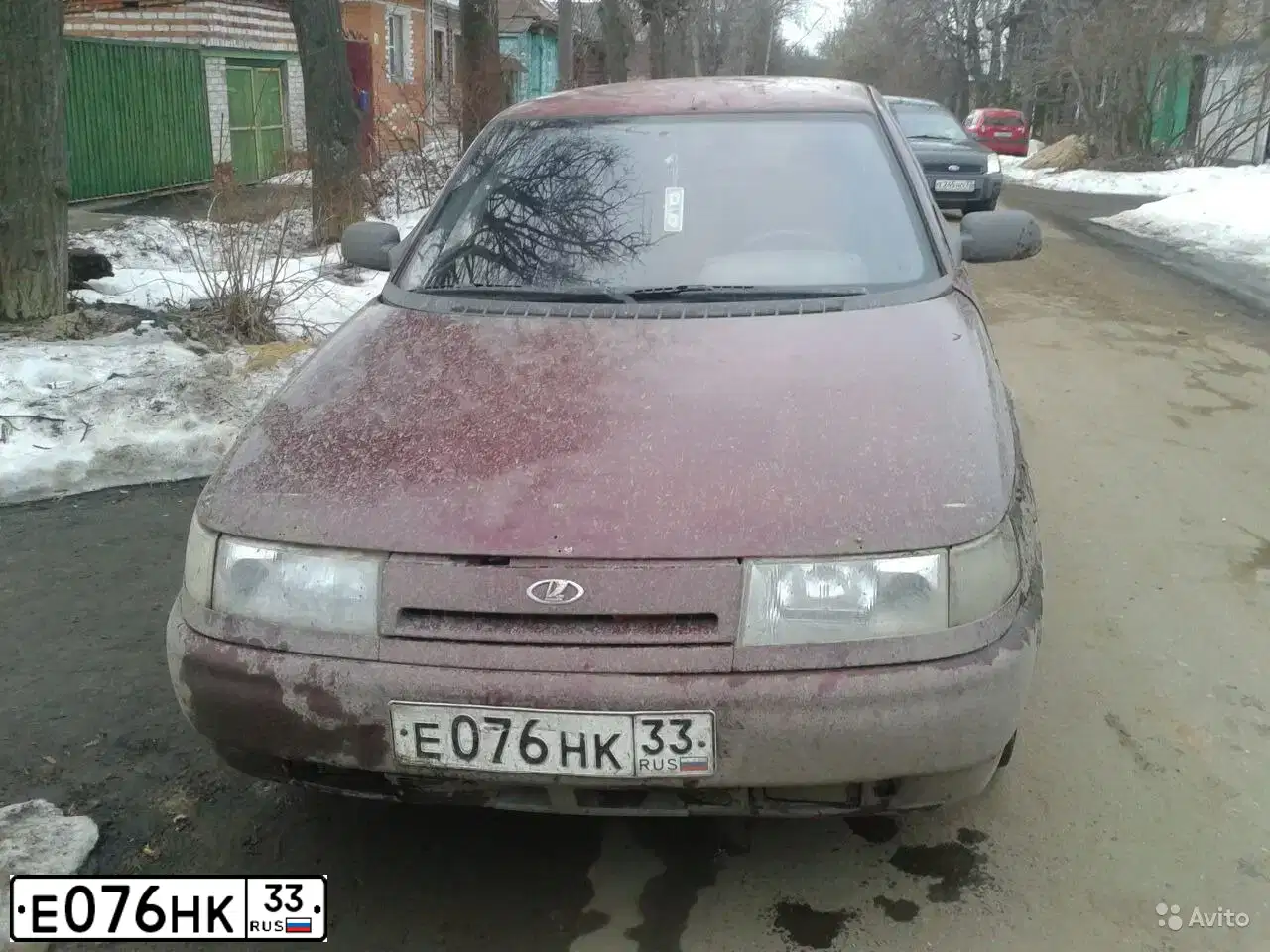 Фото автомобиля LADA 2110, 1999 — госномер Н107СЕ33. Цвет: КРАСНЫЙ