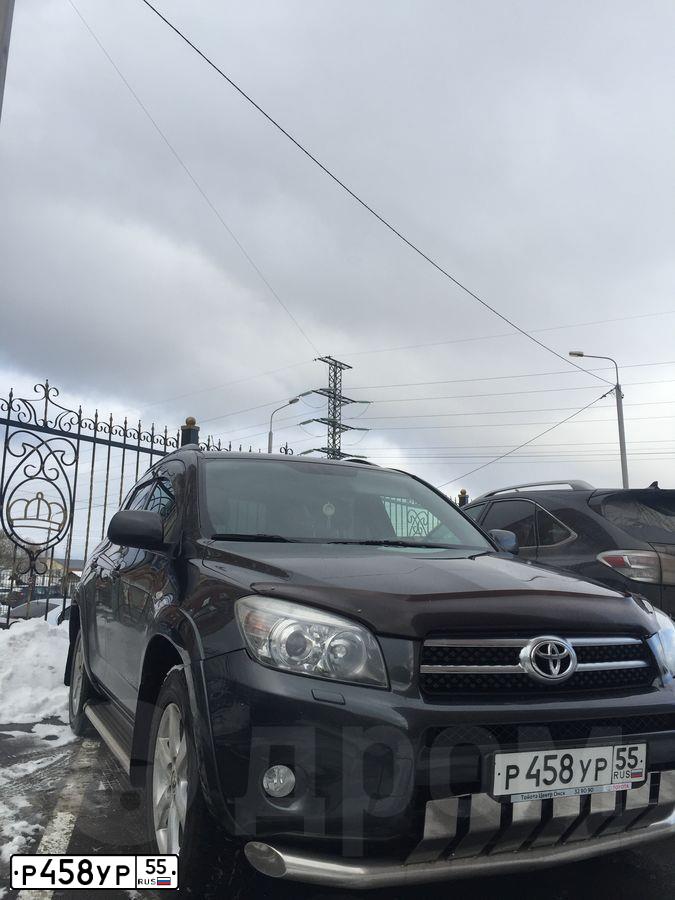 Фото автомобиля TOYOTA RAV4, 2007 — госномер Р458УР55. Цвет: ТЕМНО-СЕРЫЙ