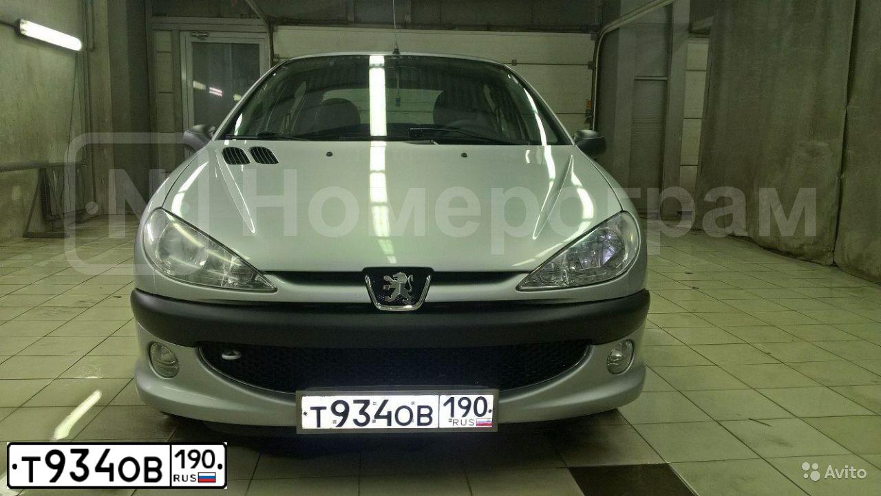 Фото автомобиля ПЕЖО 206, 2008 — госномер Н924ЕС82. Цвет: Серый
