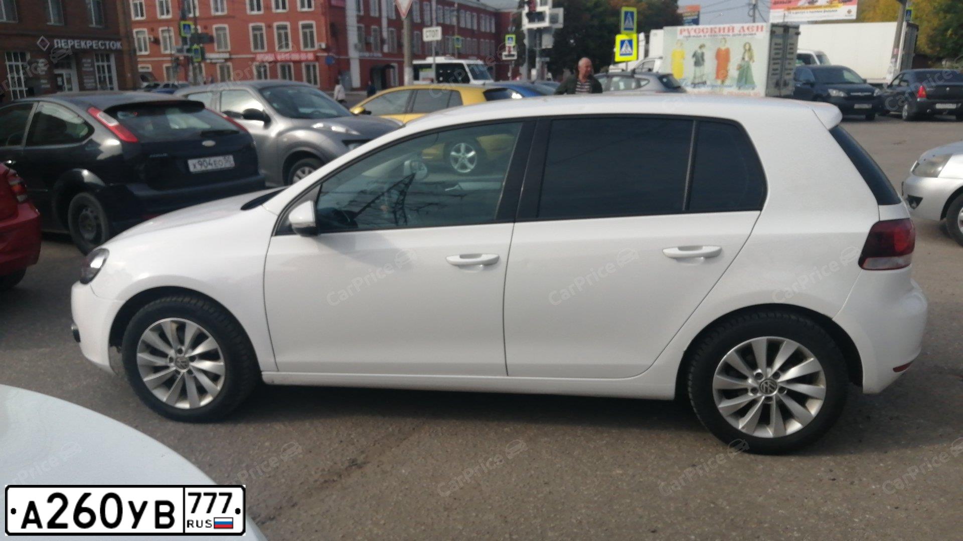 Фото автомобиля VOLKSWAGEN GOLF, 2012 — госномер М545АН13. Цвет: Белый