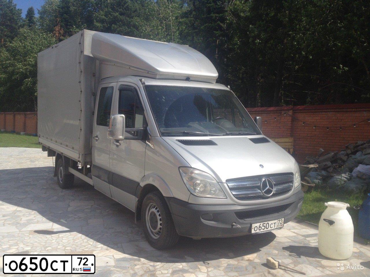 Фото автомобиля MERCEDES SPRINTER, 2008 — госномер А020ХТ01. Цвет: Серебристый