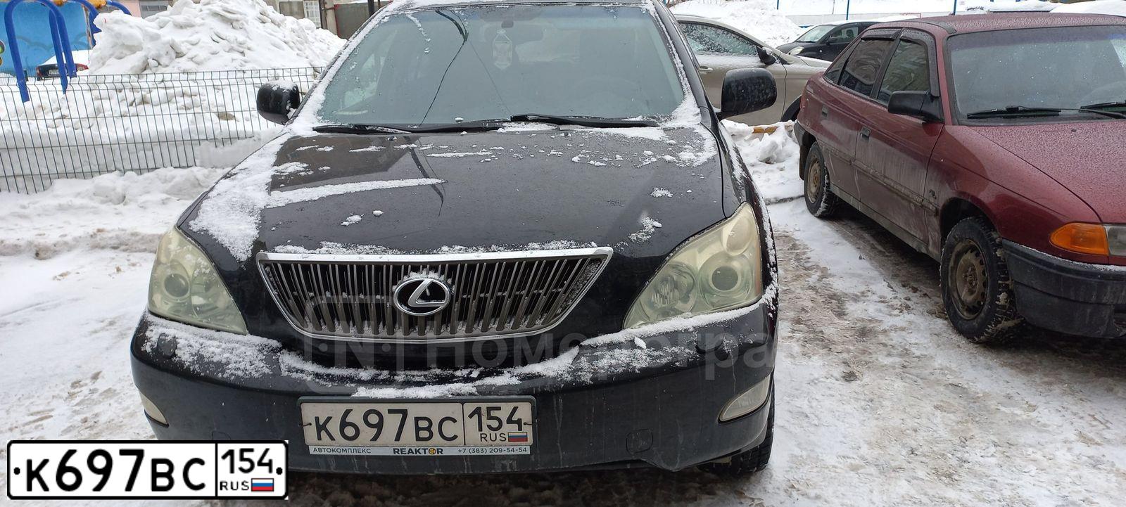 Фото автомобиля LEXUS RX, 2003 — госномер Н197АУ04. Цвет: ЧЕРНЫЙ