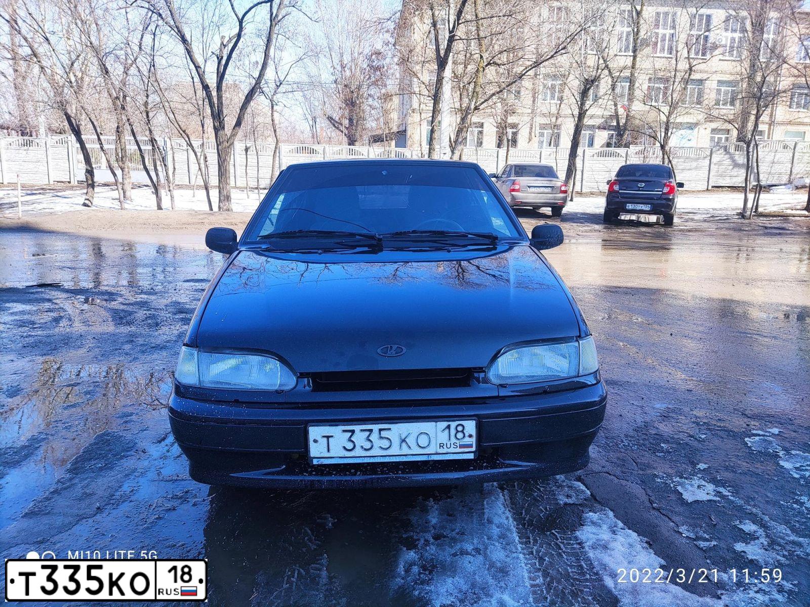 Фото автомобиля LADA 2114 SAMARA, 2008 — госномер М812ОЕ134. Цвет: Темно-зеленый