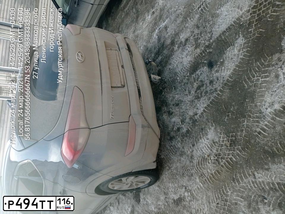 Фото автомобиля HYUNDAI I30, 2012 — госномер М494МУ18. Цвет: ЧЕРНЫЙ