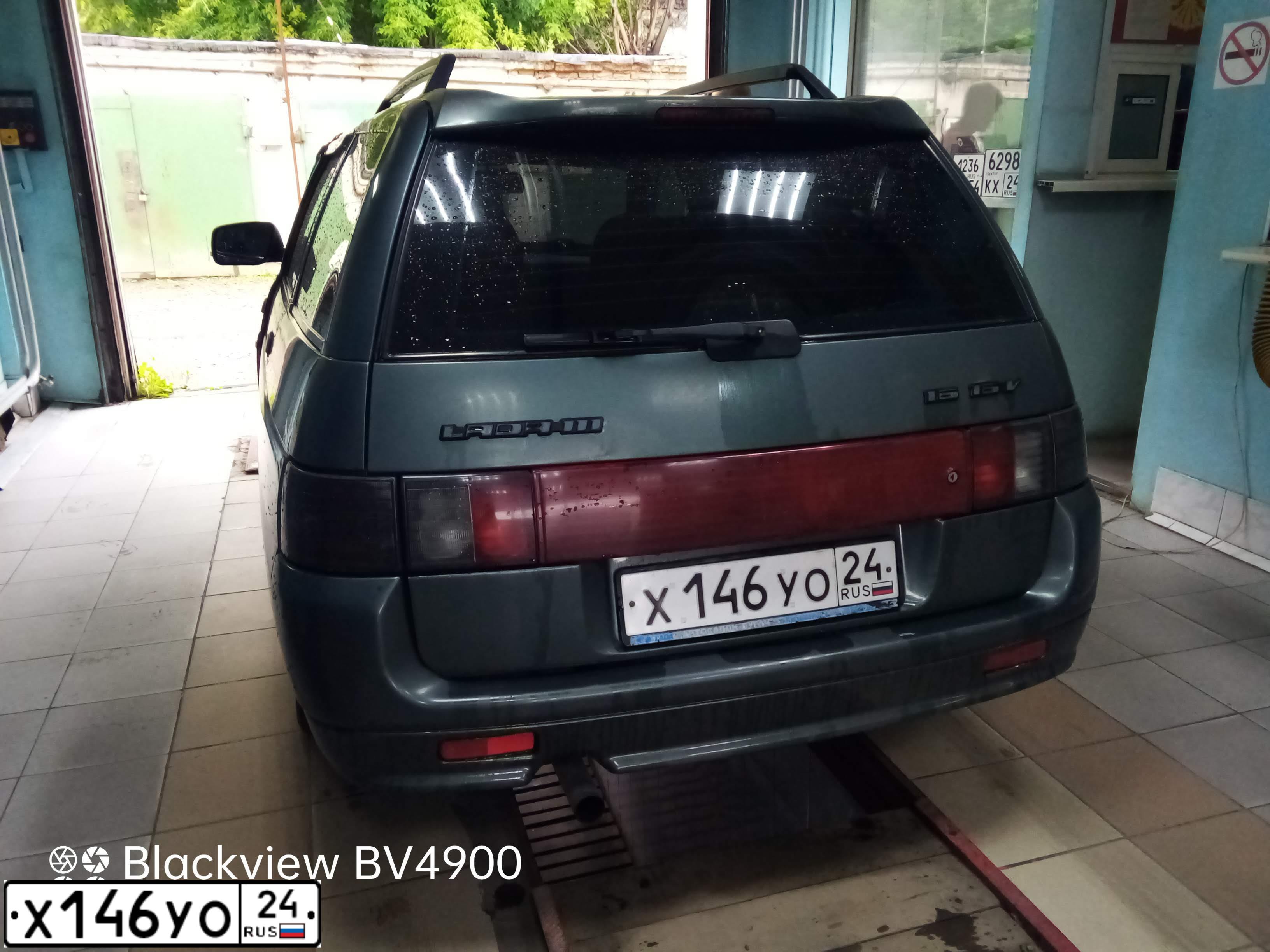 Фото автомобиля LADA 2111, 2008 — госномер Х146УО24. Цвет: Серый