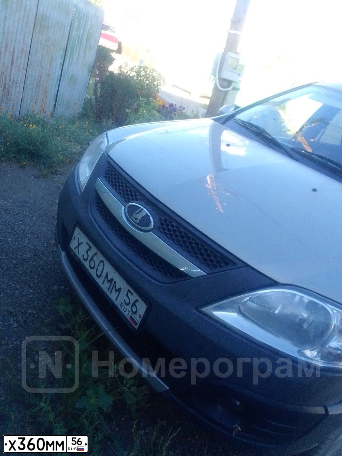 Фото автомобиля LADA LARGUS, 2017 — госномер Х360ММ56. Цвет: СЕРО-БЕЖЕВЫЙ