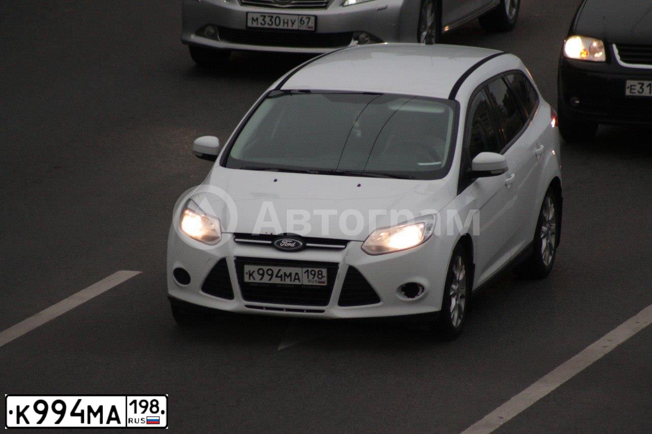 Фото автомобиля FORD FOCUS, 2013 — госномер К994МА198