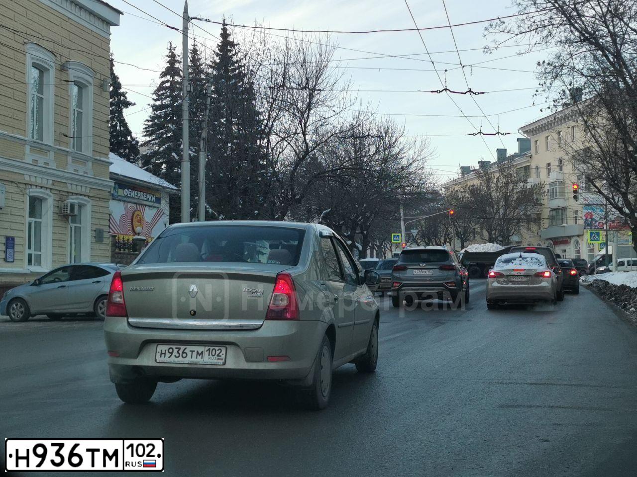 Фото автомобиля RENAULT LOGAN, 2012 — госномер Н936ТМ702. Цвет: БЕЖЕВЫЙ