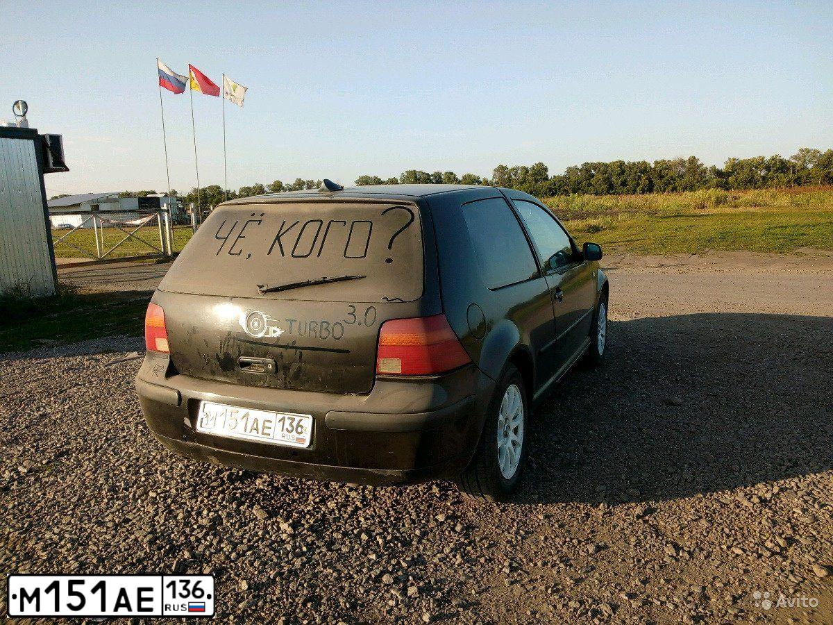 Фото автомобиля VOLKSWAGEN GOLF, 1999 — госномер В315УТ177. Цвет: ЧЕРНЫЙ
