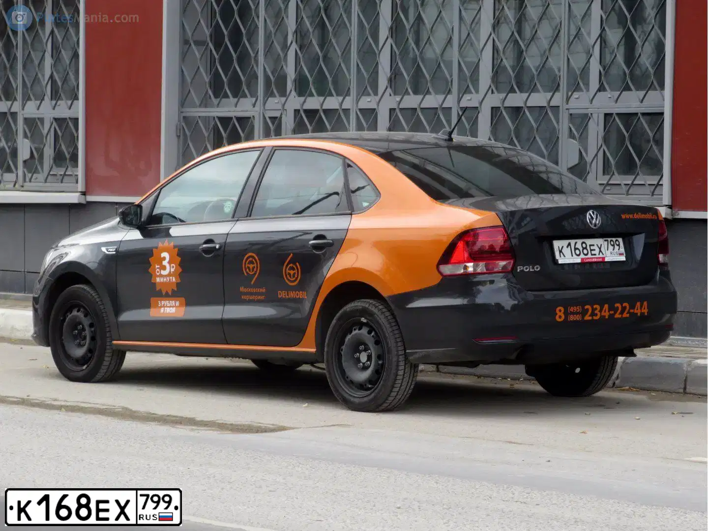 Фото автомобиля VOLKSWAGEN POLO, 2018 — госномер С651АС126. Цвет: Серый