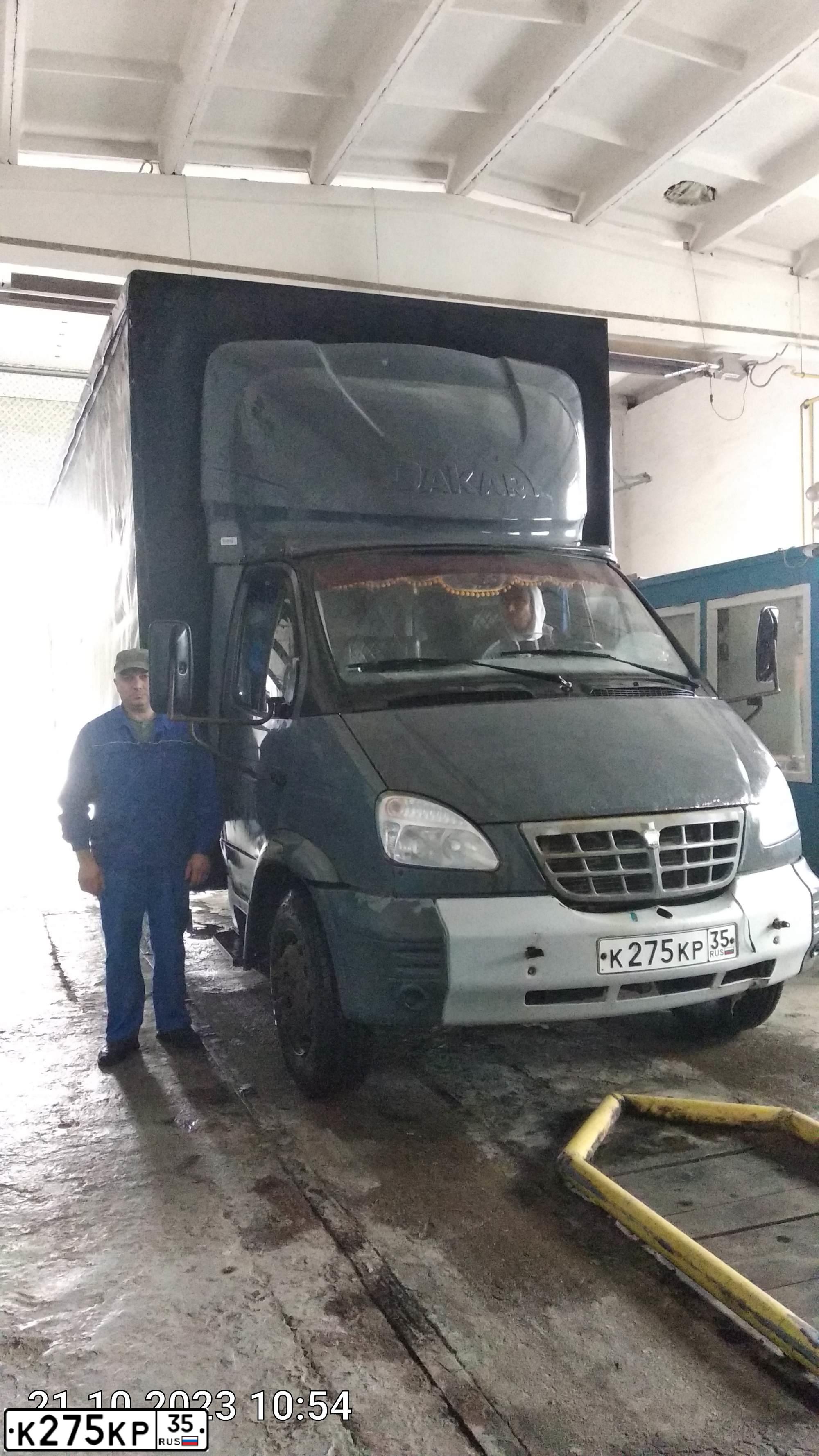 Фото автомобиля GAZ Z 3310 WALDAI, 2014 — госномер К754МР136. Цвет: СЕРЫЙ