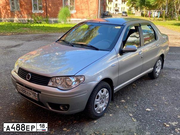 Фото автомобиля FIAT ALBEA, 2008 — госномер К601МУ18. Цвет: СЕРЫЙ СТАЛЬНОЙ