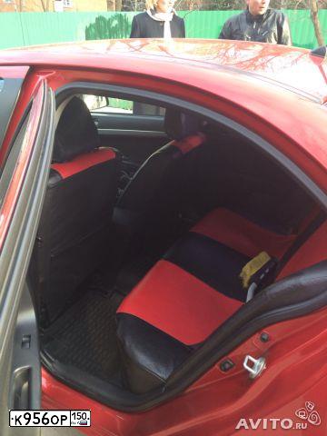 Фото автомобиля MITSUBISHI LANCER, 2007 — госномер В454ОУ750. Цвет: Красный
