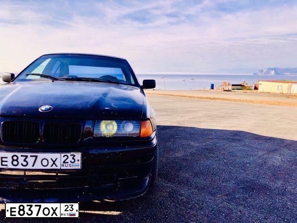Фото автомобиля BMW SERIE 3, 1993 — госномер Н292ВЕ82. Цвет: ЧЕРНЫЙ