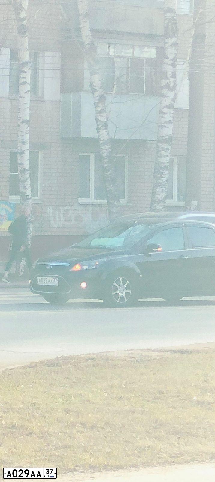 Фото автомобиля FORD FOCUS, 2008 — госномер В169РО37. Цвет: ЧЕРНЫЙ