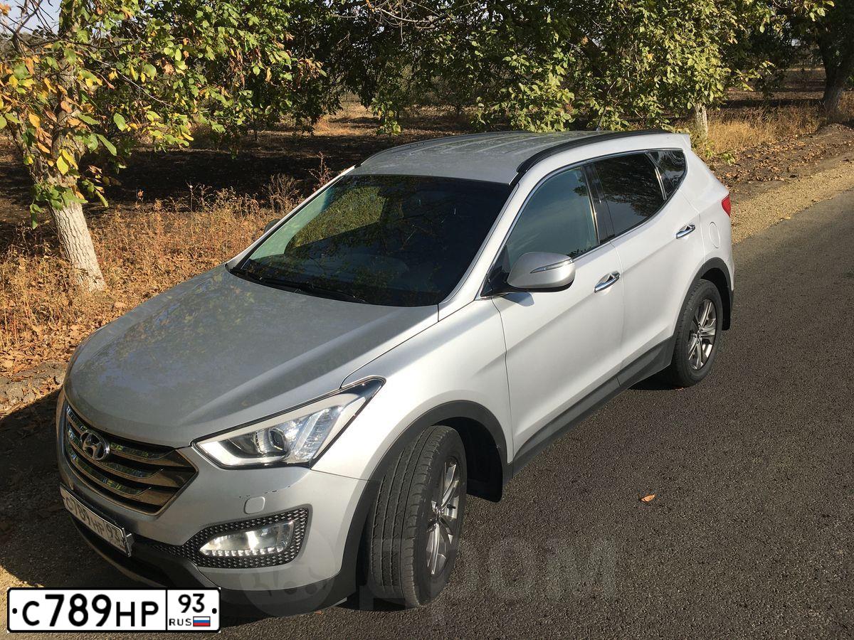 Фото автомобиля HYUNDAI SANTA FE, 2012 — госномер С789НР93. Цвет: СЕРЕБРИСТЫЙ