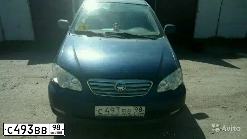 Фото автомобиля BYD F3, 2007 — госномер А666ТН147. Цвет: синий