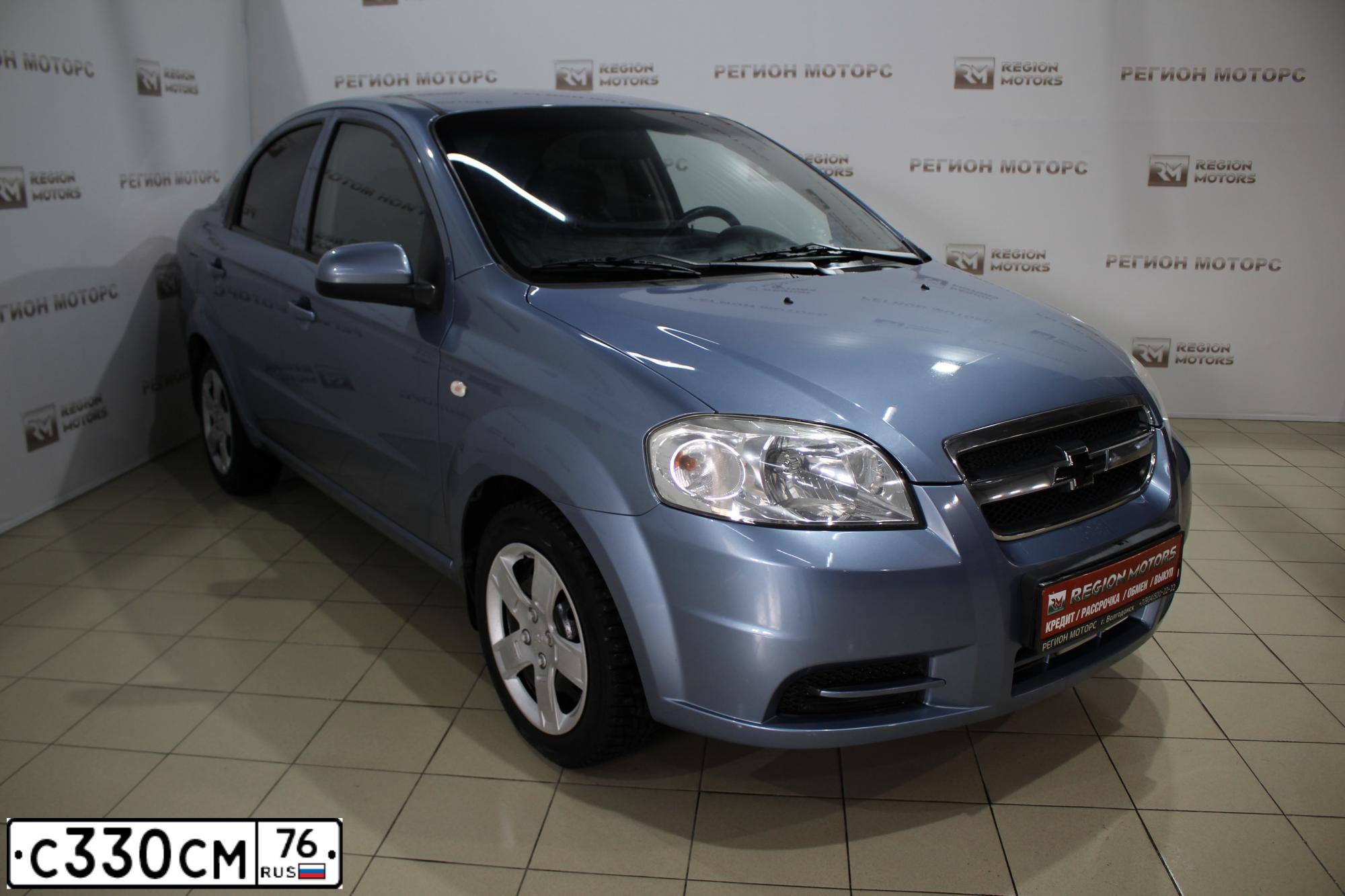 Фото автомобиля CHEVROLET AVEO, 2007 — госномер С330СМ76. Цвет: СИНИЙ