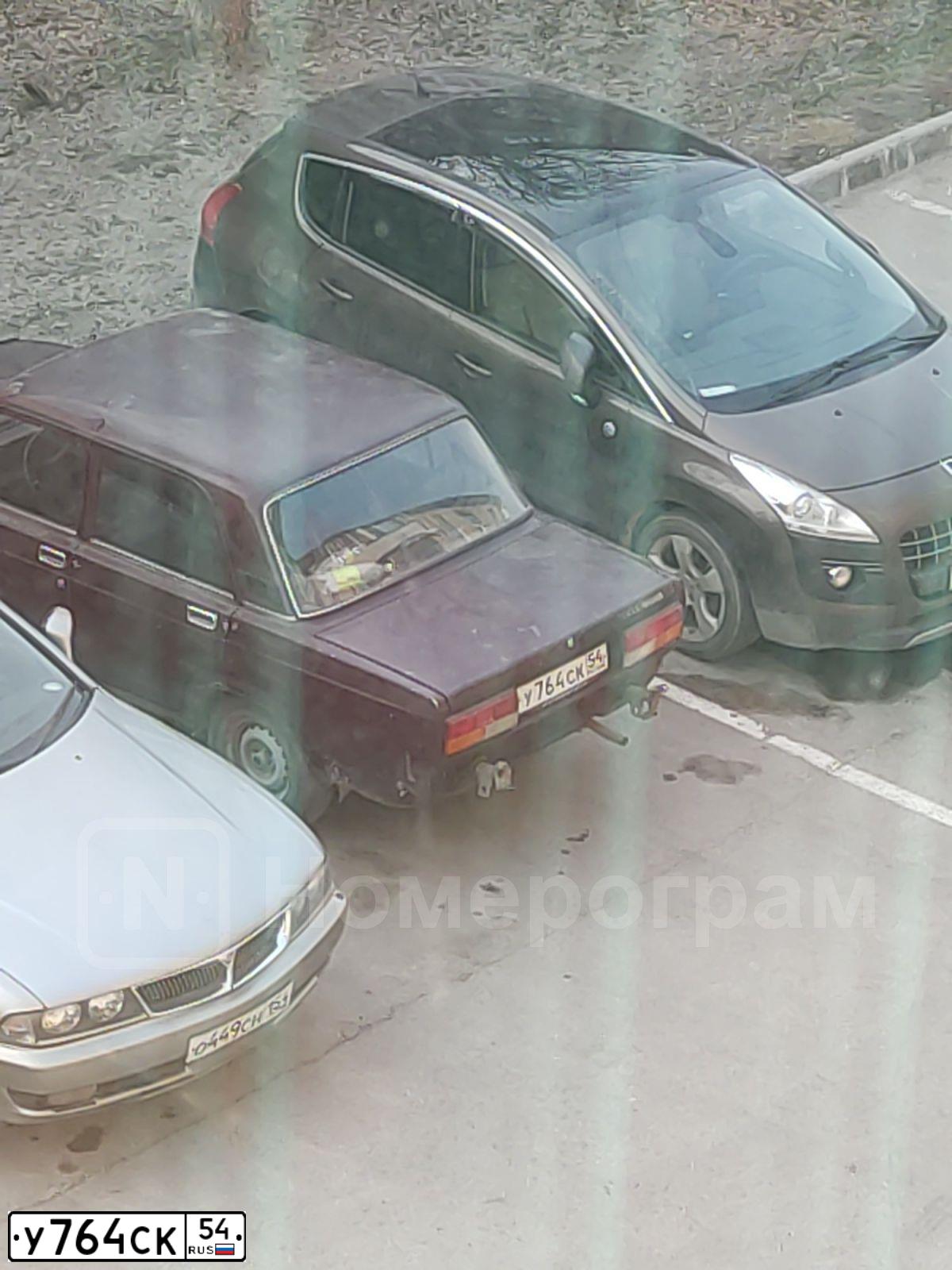 Фото автомобиля LADA 2107, 2007 — госномер У764СК54. Цвет: ТЕМНО ВИШНЕВЫЙ