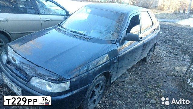 Фото автомобиля LADA 2112, 2006 — госномер Т229РР76. Цвет: ЧЕРНЫЙ