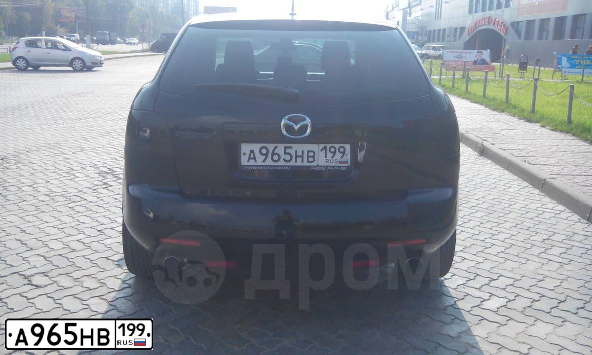 Фото автомобиля MAZDA CX-7, 2008 — госномер Х562КК138. Цвет: ЧЕРНЫЙ