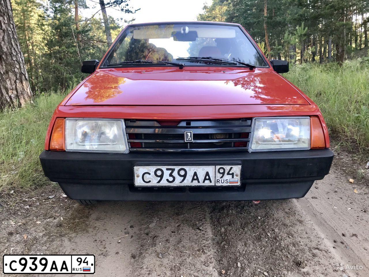 Фото автомобиля LADA 2108 SAMARA, 1991 — госномер С939АА94. Цвет: Красный