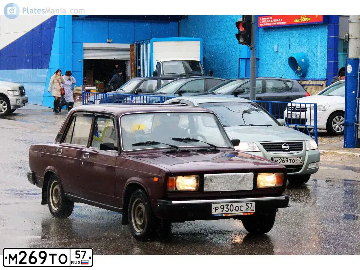 Фото автомобиля NISSAN ALMERA, 2008 — госномер М269ТО57. Цвет: СЕРО-ЗЕЛЕНЫЙ