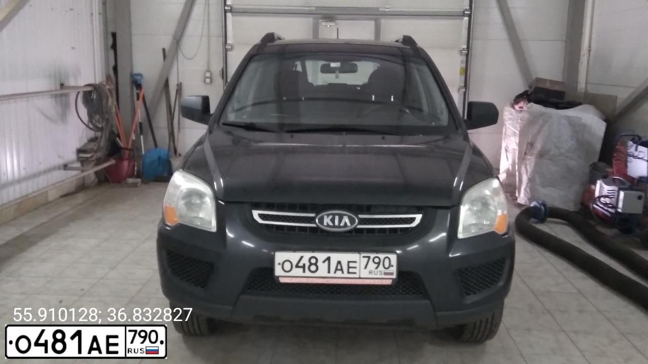 Фото автомобиля KIA SPORTAGE, 2010 — госномер Х156ХВ199. Цвет: ЧЕРНЫЙ МЕТАЛЛИК