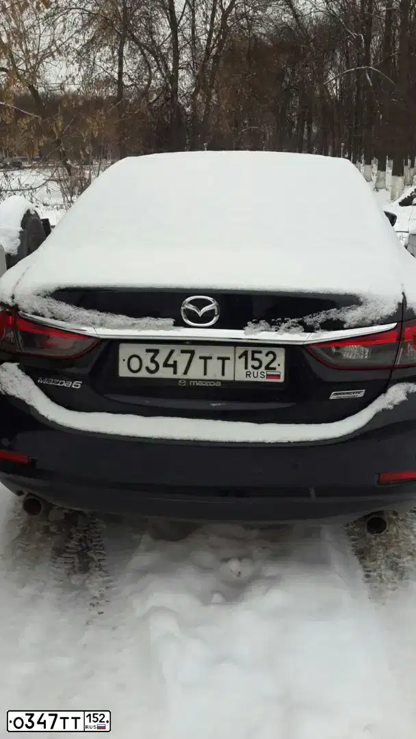Фото автомобиля MAZDA 6, 2014 — госномер Н652ВС138. Цвет: ЧЕРНЫЙ