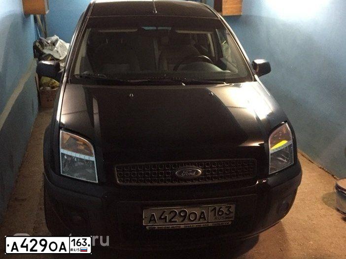 Фото автомобиля FORD FUSION, 2008 — госномер В375ЕО181. Цвет: ЧЕРНЫЙ