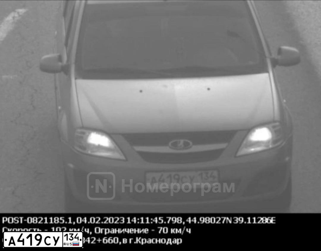 Фото автомобиля LADA LARGUS, 2013 — госномер А419СУ134. Цвет: СЕРО БЕЖЕВЫЙ